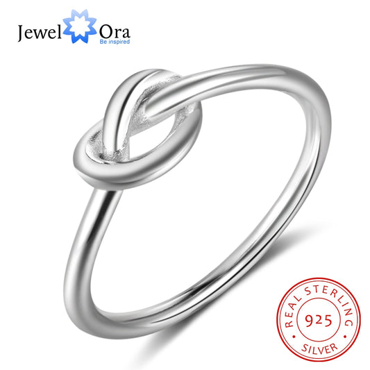 Genuine Sterling Silver Knot Rings for Women