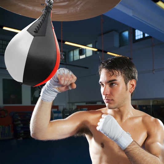 Boxing Speed Balls Leather Hanging Punching Bag