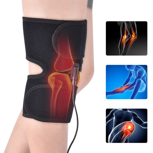 Thermal Heating Knee Wrap, Brace Support, Hot Compress Massager